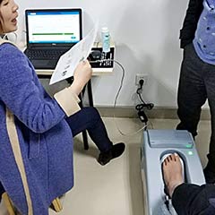 河东煤山中医医院成功安装骨密度检测仪KJ3000+