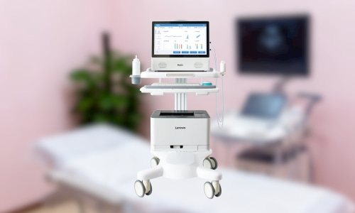 医生使用心率变异分析仪进行检测