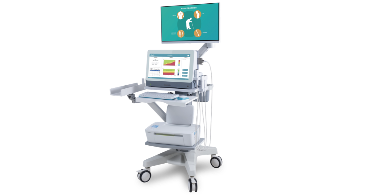 不同应用场景下超声骨密度检测示意图